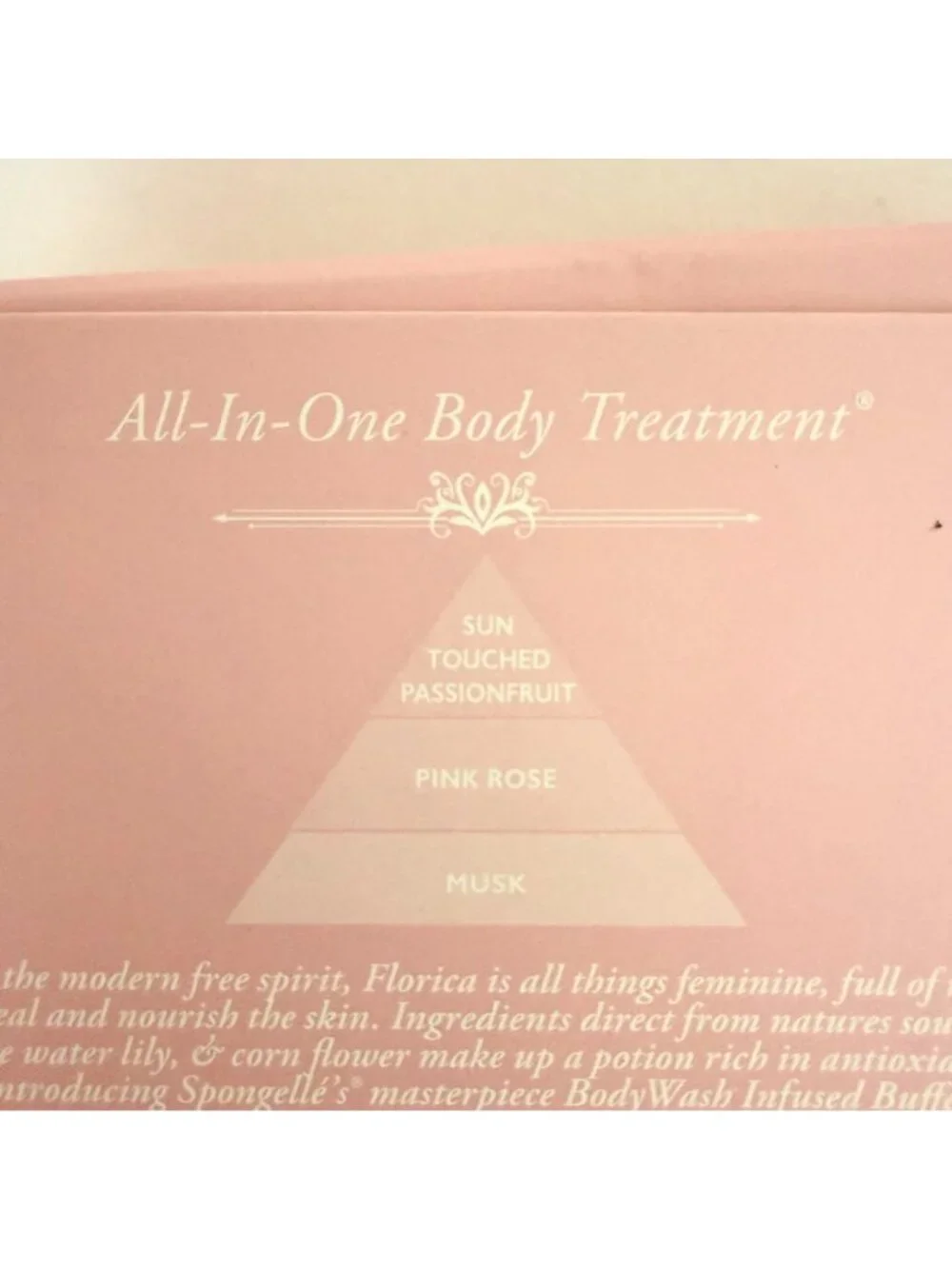 Florica By Spongelle Jude Rose Body Wash Infused Buffer 22+ Washes 4 oz Exfoliat - Picture 4 of 9